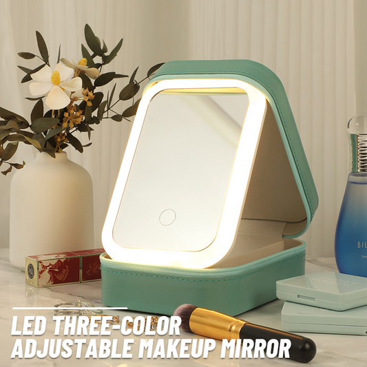 Dreifarbig einstellbarer LED-Makeup-Spiegel